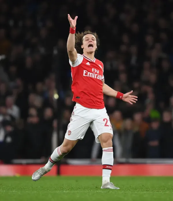Framed Print : Arsenal vs Leeds United: FA Cup Showdown - David Luiz's Emirates Battle Framed Print : Arsenal vs Leeds United: FA Cup Showdown - David Luiz's Emirates Battle