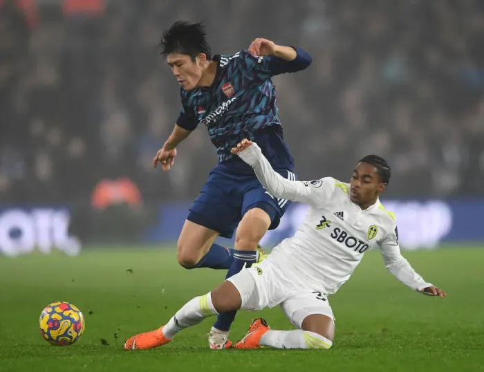 Framed Print : Arsenal vs Leeds United: Premier League Battle at Elland Road (December 2021) Framed Print : Arsenal vs Leeds United: Premier League Battle at Elland Road (December 2021)