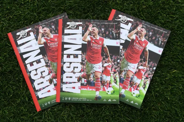 Framed Print : Arsenal vs Leeds United: Premier League Clash - Match Programme Preview (2022-23)