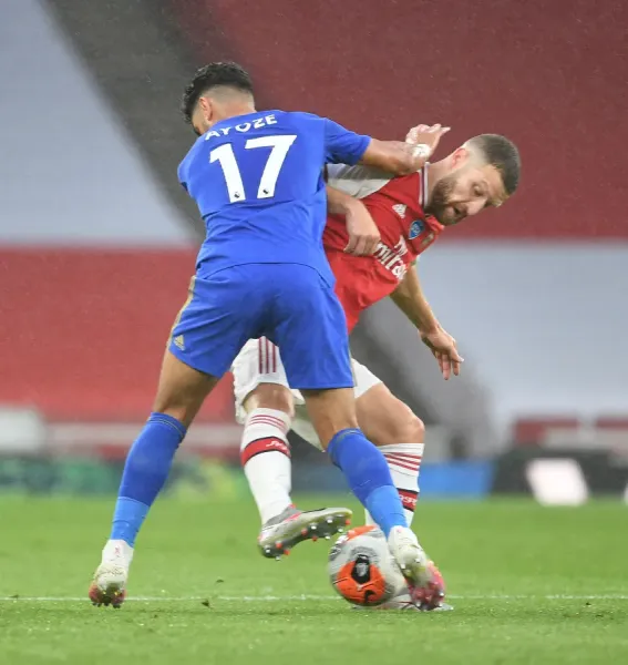 Arsenal vs Leicester City Print: Emirates Stadium Art