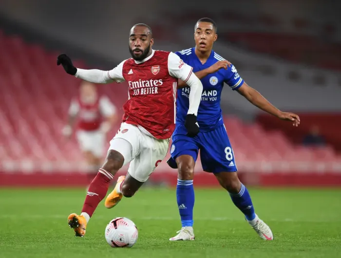 Framed Print : Arsenal vs Leicester City: Lacazette vs Tielemans - Premier League Showdown at Empty Emirates Stadium (2020-21) Framed Print : Arsenal vs Leicester City: Lacazette vs Tielemans - Premier League Showdown at Empty Emirates Stadium (2020-21)