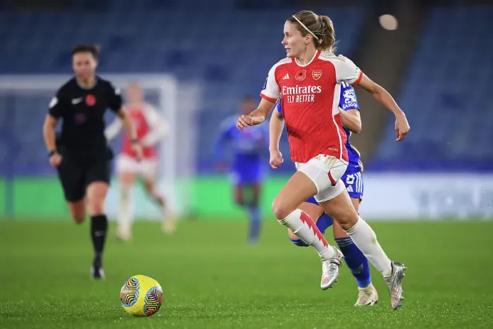 Framed Print : Arsenal vs Leicester City: Barclays WSL Clash at The King Power Stadium