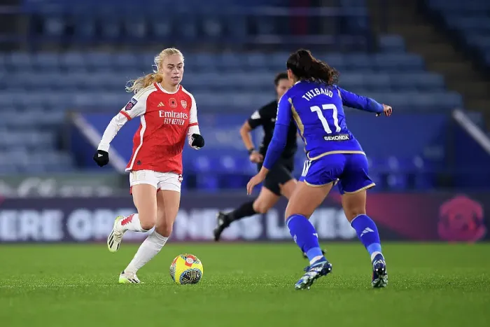 Framed Print : Arsenal vs Leicester City: Barclays WSL Clash at The King Power Stadium Framed Print : Arsenal vs Leicester City: Barclays WSL Clash at The King Power Stadium