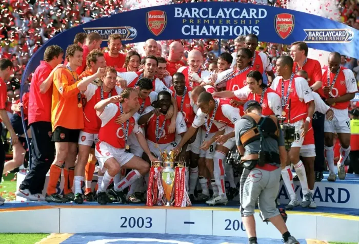 Framed Print : Arsenal vs Leicester City: FA Premiership Showdown at Highbury, May 2004