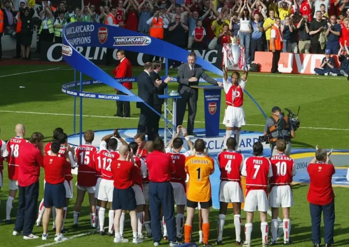 Framed Print : Arsenal vs Leicester City: FA Premiership Showdown at Highbury, May 15, 2004