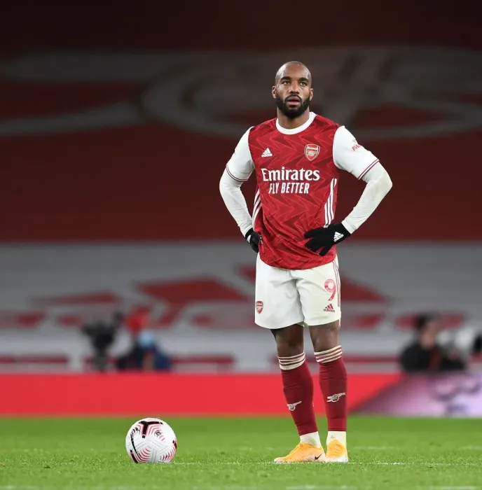 Framed Print : Arsenal vs Leicester City: Lacazette in Action at Empty Emirates Stadium, Premier League 2020-21 Framed Print : Arsenal vs Leicester City: Lacazette in Action at Empty Emirates Stadium, Premier League 2020-21
