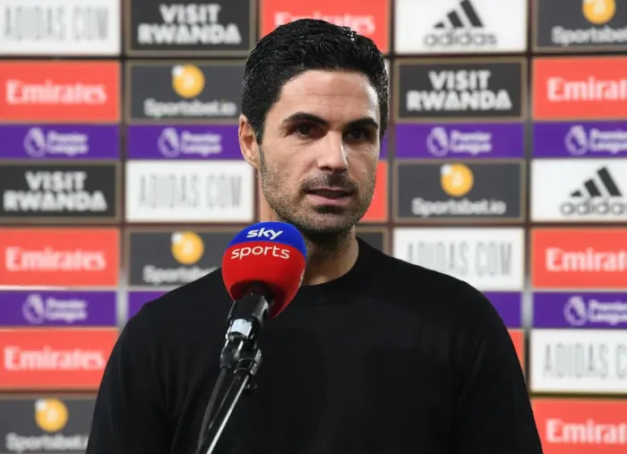 Framed Print : Arsenal vs Leicester City: Mikel Arteta's Pre-Match Press Conference (2020-21, Emirates Stadium) - Behind Closed Doors Framed Print : Arsenal vs Leicester City: Mikel Arteta's Pre-Match Press Conference (2020-21, Emirates Stadium) - Behind Closed Doors