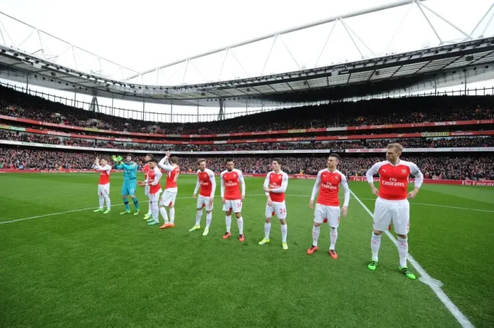 Framed Print : Arsenal vs Leicester City: Premier League Clash at Emirates Stadium (February 14, 2016)