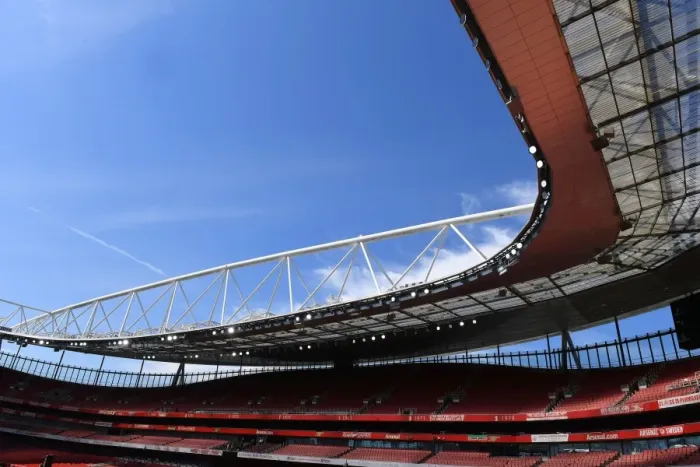 Framed Print : Arsenal vs Leicester City: Premier League Kick-off at Emirates Stadium (2017-18)