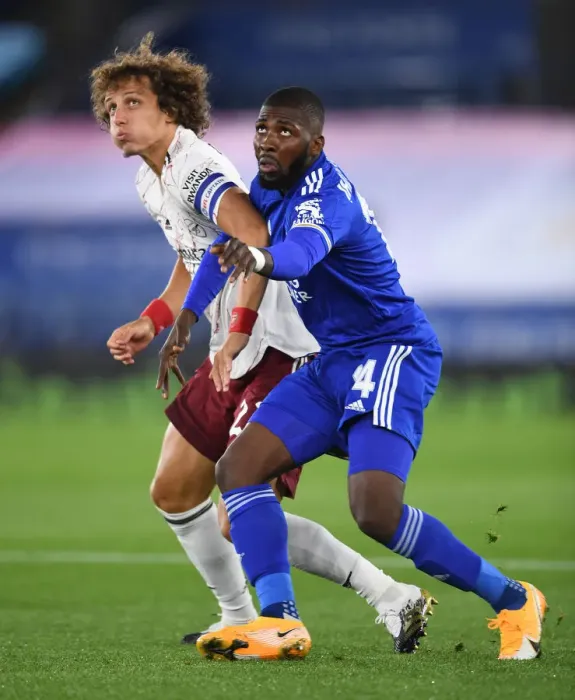 Framed Print : Arsenal vs Leicester: David Luiz vs Iheanacho - Carabao Cup Showdown