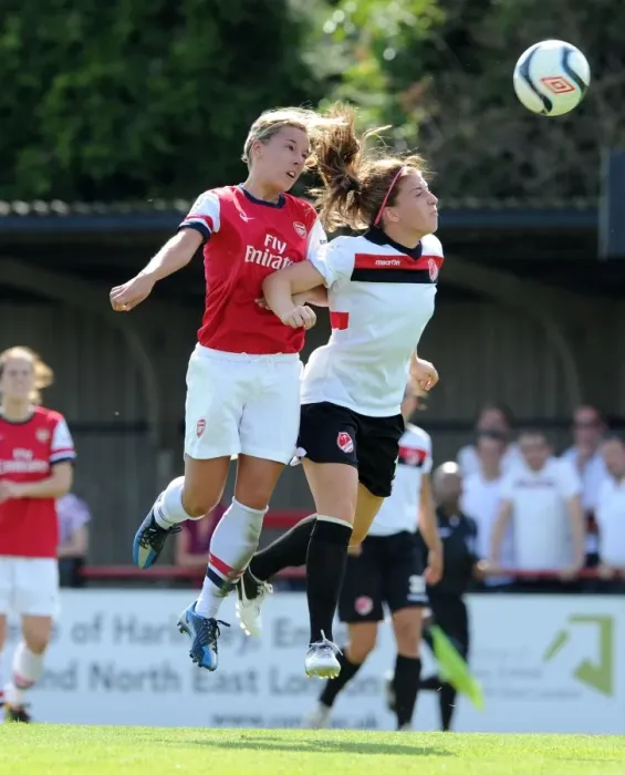 Framed Print : Arsenal vs. Lincoln Ladies: Nobbs vs. Walton in FA WSL Clash