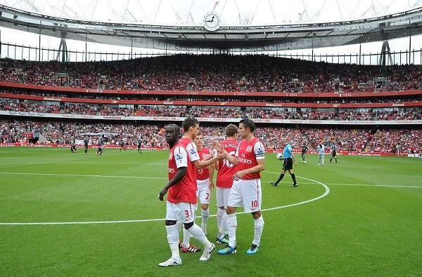 Arsenal vs Liverpool: Bacary Sagna's Determined Stance at Emirates Stadium (2011-2012)