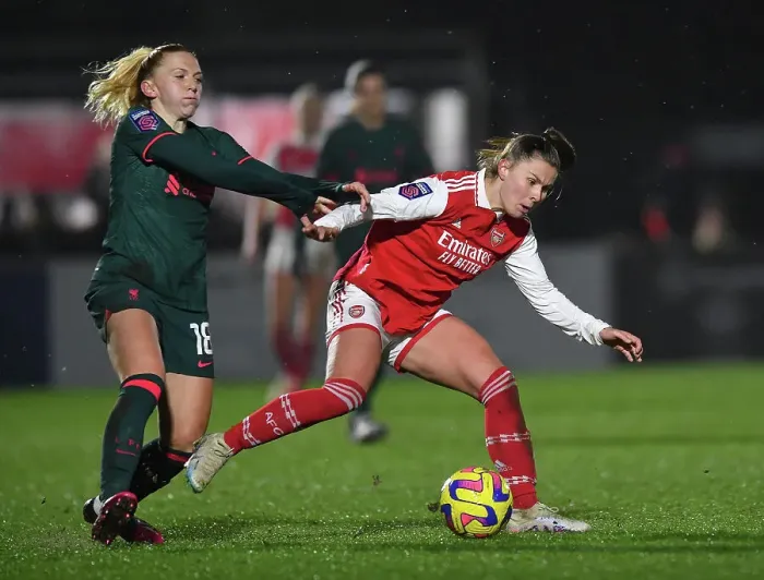Framed Print : Arsenal vs. Liverpool: A Battle in the FA Women's Super League Framed Print : Arsenal vs. Liverpool: A Battle in the FA Women's Super League
