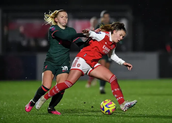 Framed Print : Arsenal vs. Liverpool: Clash in the FA Women's Super League Framed Print : Arsenal vs. Liverpool: Clash in the FA Women's Super League