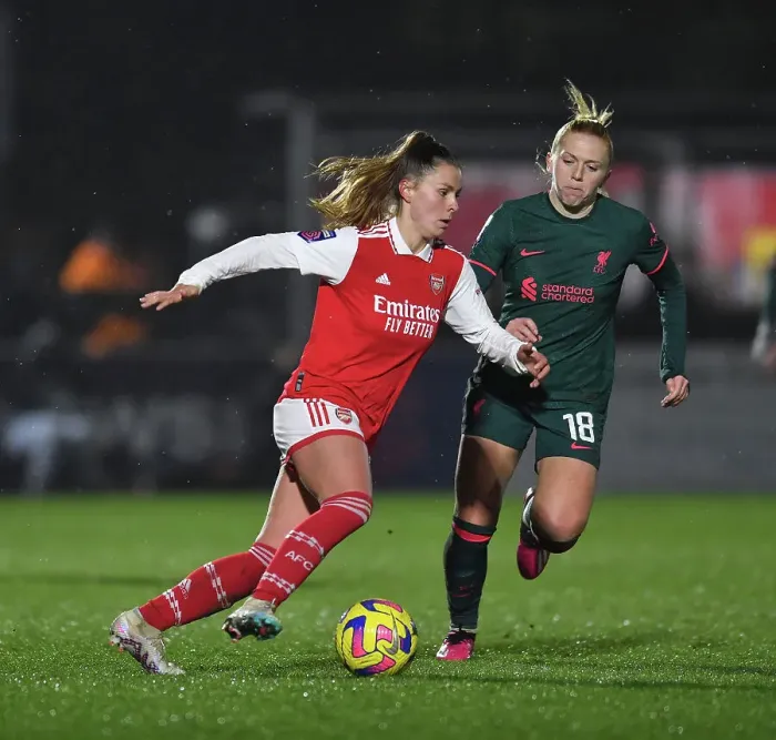 Framed Print : Arsenal vs. Liverpool: A Fierce FA Women's Super League Showdown
