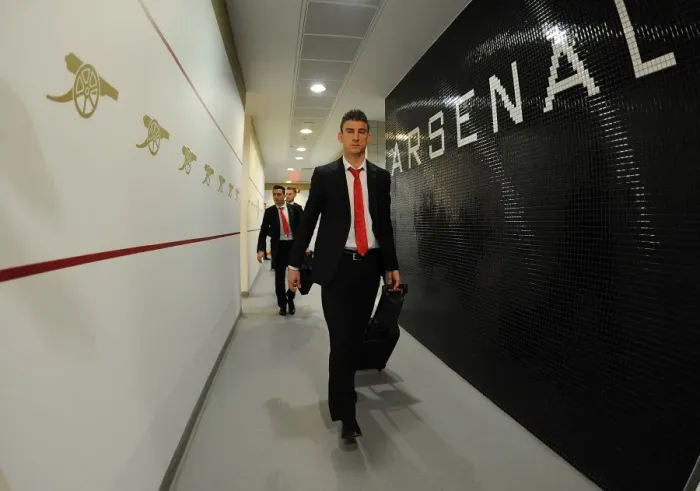 Framed Print : Arsenal vs Liverpool: Laurent Koscielny's Focused Pre-Match Moment at Emirates Stadium (April 2015) Framed Print : Arsenal vs Liverpool: Laurent Koscielny's Focused Pre-Match Moment at Emirates Stadium (April 2015)