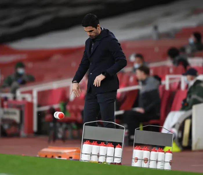 Framed Print : Arsenal vs Liverpool: Mikel Arteta Leads Gunners in Empty Emirates Stadium, Premier League 2021 Framed Print : Arsenal vs Liverpool: Mikel Arteta Leads Gunners in Empty Emirates Stadium, Premier League 2021