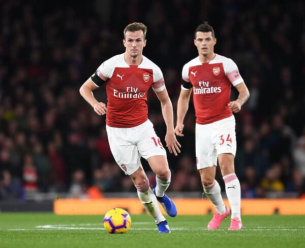 Arsenal vs. Liverpool: Rob Holding in Action at the Emirates Stadium