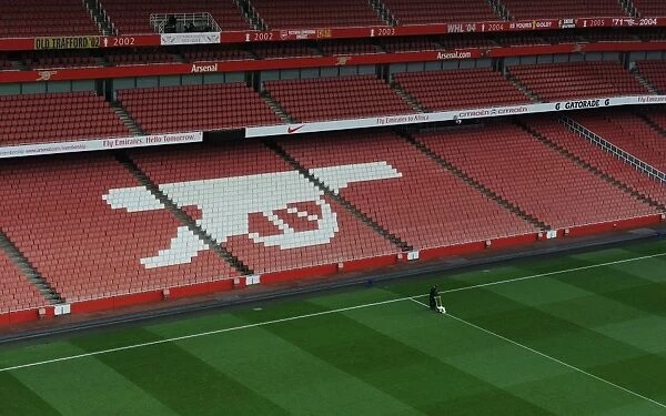 Arsenal vs Liverpool: Unseen Pre-Match Pitch Preparation at Emirates Stadium (2013-14)