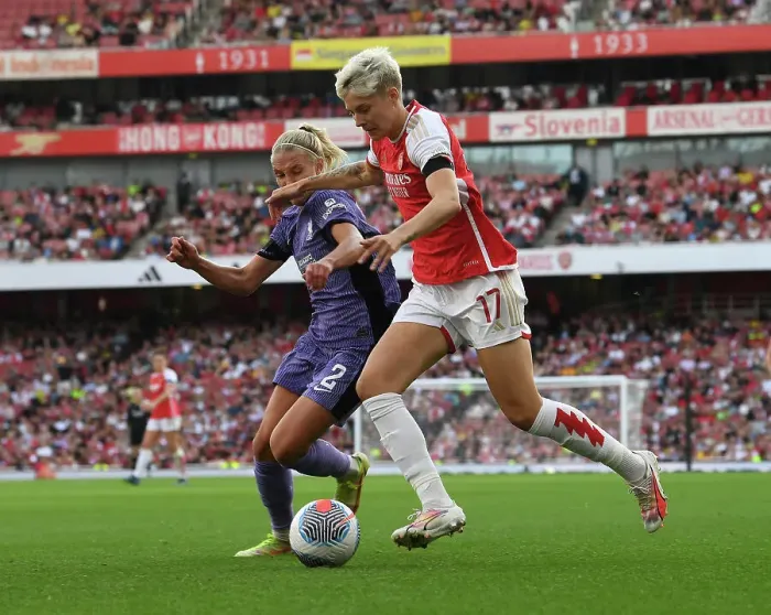 Framed Print : Arsenal vs. Liverpool: Women's Super League Clash at Emirates Stadium Framed Print : Arsenal vs. Liverpool: Women's Super League Clash at Emirates Stadium