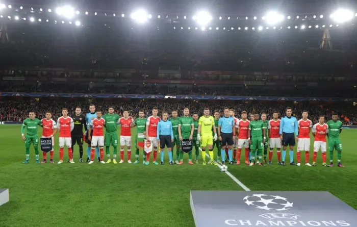 Framed Print : Arsenal vs Ludogorets: UEFA Champions League Showdown at Emirates Stadium Framed Print : Arsenal vs Ludogorets: UEFA Champions League Showdown at Emirates Stadium