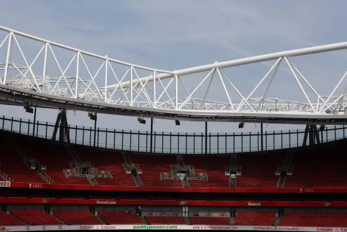 Framed Print : Arsenal vs Manchester City 0-0, Barclays Premier League (2010), Emirates Stadium