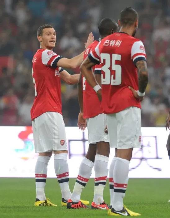 Framed Print : Arsenal vs Manchester City: 2012-13 Pre-Season Clash in Beijing