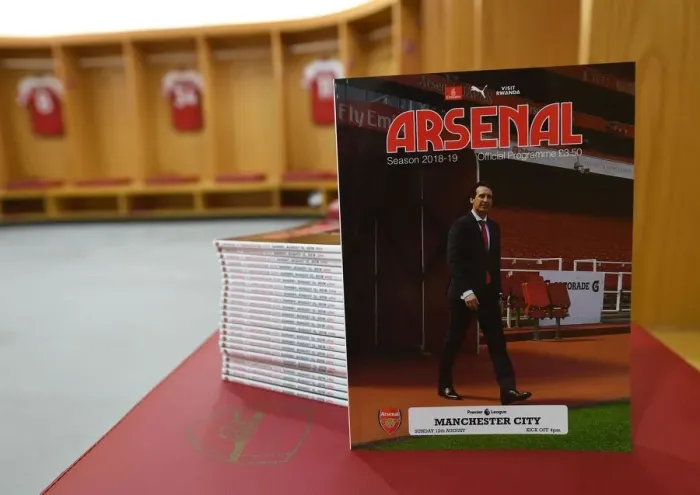 Framed Print : Arsenal vs Manchester City: 2018-19 Premier League Matchday Programme Framed Print : Arsenal vs Manchester City: 2018-19 Premier League Matchday Programme