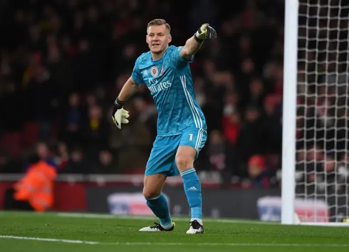 Framed Print : Arsenal vs Manchester City: Bernd Leno's Premier League Battle at Emirates Stadium (2019-20)