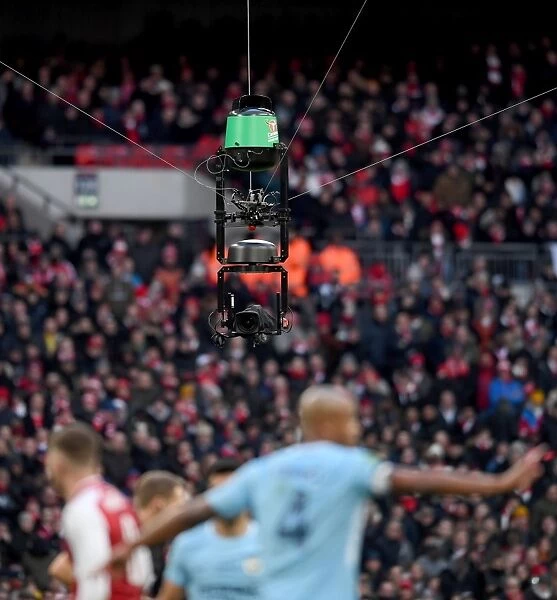 Arsenal vs Manchester City: Carabao Cup Final - Spider Camera Perspective