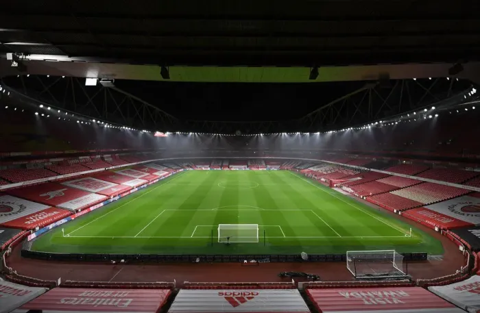 Framed Print : Arsenal vs Manchester City - Carabao Cup Quarterfinal at Emirates Stadium (Behind Closed Doors)