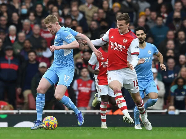 Arsenal vs Manchester City: Holding Holds Back De Bruyne in Intense Premier League Clash