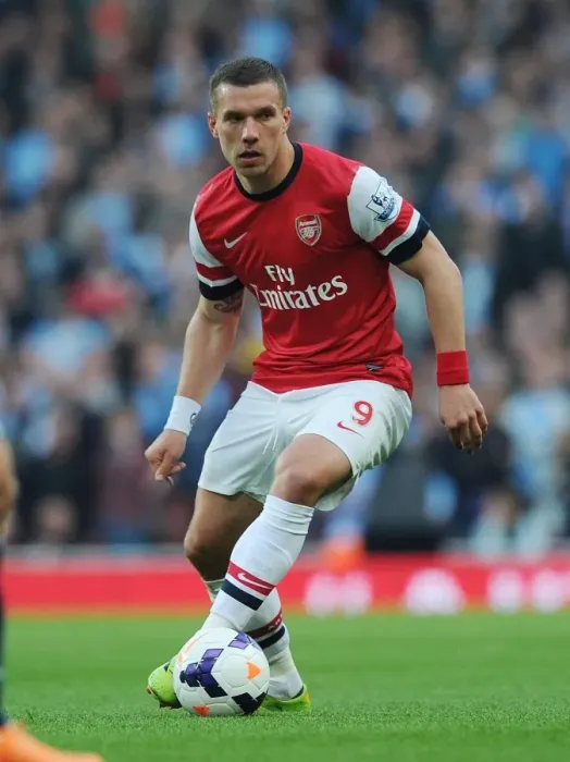 Framed Print : Arsenal vs Manchester City: Lukas Podolski in Action at the Emirates Stadium, Premier League 2013 / 14 Framed Print : Arsenal vs Manchester City: Lukas Podolski in Action at the Emirates Stadium, Premier League 2013 / 14