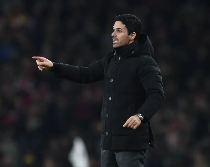 Framed Print : Arsenal vs. Manchester City: Mikel Arteta Goes Head-to-Head with Rivals (2022-23)