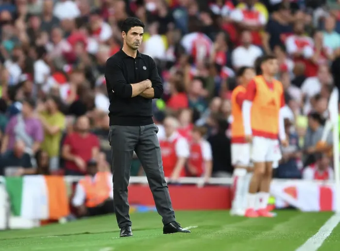 Framed Print : Arsenal vs Manchester City: Mikel Arteta Leads the Gunners in the 2023-24 Premier League Clash