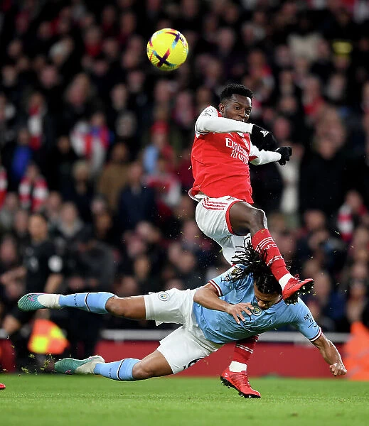 Arsenal vs Manchester City: Nketiah vs Ake Clash in Premier League Showdown