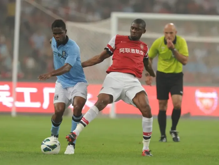 Framed Print : Arsenal vs Manchester City: Pre-Season Clash in Beijing, 2012 Framed Print : Arsenal vs Manchester City: Pre-Season Clash in Beijing, 2012