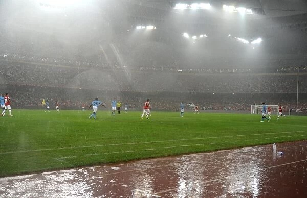 Arsenal vs Manchester City: Rainy Clash in Beijing's Birds Nest Stadium (2012)