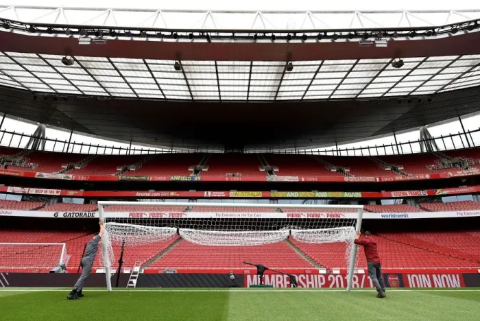 Framed Print : Arsenal vs Manchester City: The Ready Goals of the Premier League Showdown (2018-19)