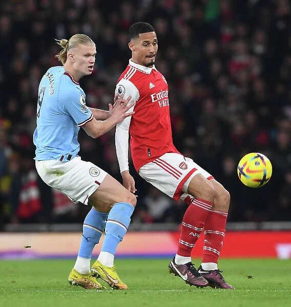Arsenal vs Manchester City: Saliba vs Haaland Clash in Premier League Showdown