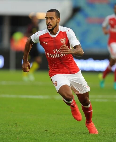 Arsenal vs Manchester City: Theo Walcott in Action at the 2016 Pre-Season Friendly in Gothenburg