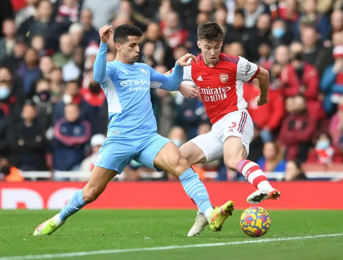 Framed Print : Arsenal vs Manchester City: Tierney vs Cancelo - Premier League Clash at Emirates Stadium Framed Print : Arsenal vs Manchester City: Tierney vs Cancelo - Premier League Clash at Emirates Stadium