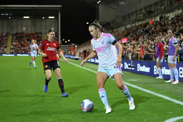 Framed Print : Arsenal vs Manchester United: Barclays Women's Super League Showdown