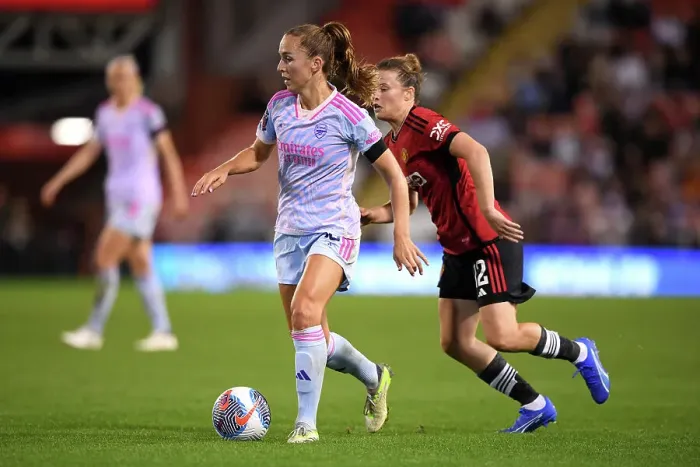Framed Print : Arsenal vs Manchester United: A Battle in the Barclays Women's Super League (October 2023) Framed Print : Arsenal vs Manchester United: A Battle in the Barclays Women's Super League (October 2023)