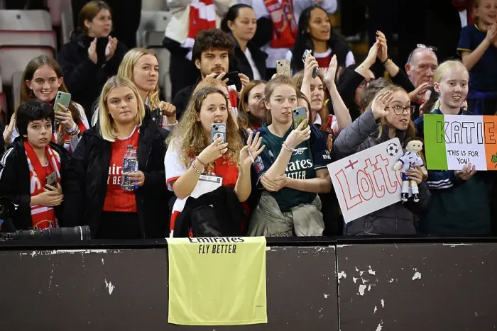 Framed Print : Arsenal vs. Manchester United: A Clash in the Barclays Women's Super League