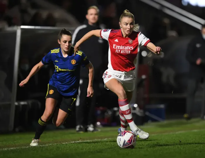 Framed Print : Arsenal vs Manchester United: FA Womens Continental Tyres League Cup Quarterfinal Showdown Framed Print : Arsenal vs Manchester United: FA Womens Continental Tyres League Cup Quarterfinal Showdown