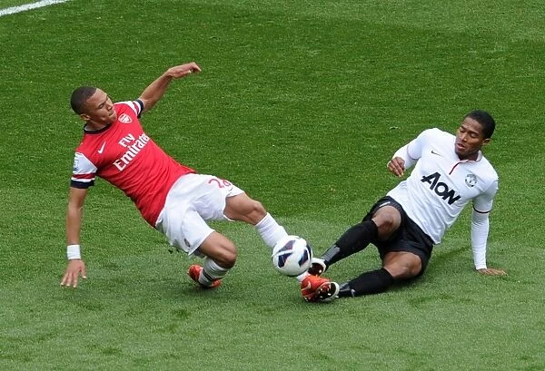 Arsenal vs Manchester United: Kieran Gibbs Fouls by Antonio Valencia (2013)