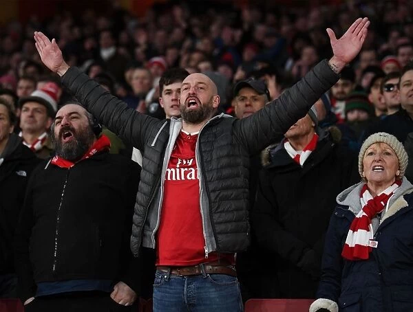 Arsenal vs Manchester United: Passionate Fans at the Emirates Stadium