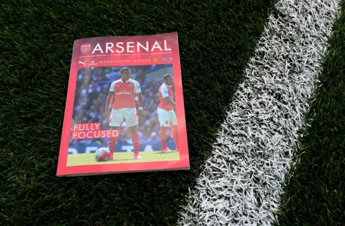 Framed Print : Arsenal vs Manchester United: Premier League Clash (2015 / 16) - The Arsenal Programme