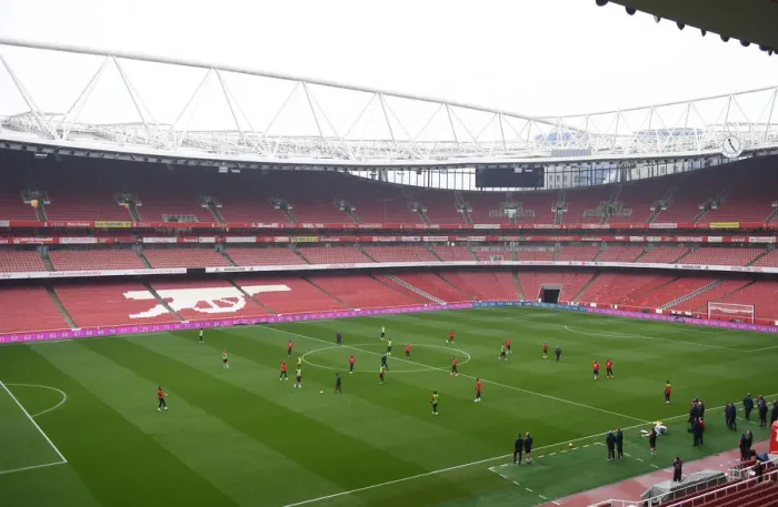 Framed Print : Arsenal vs Manchester United: Premier League Training, Emirates Stadium (January 2020)